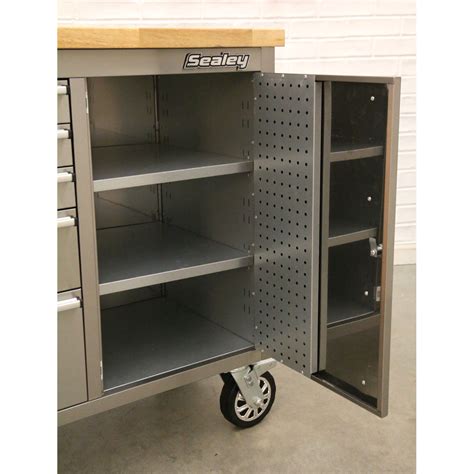 sealey stainless steel tool cabinet|sealey garage storage cabinets.